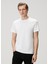 Beyaz Logo Detaylı T-Shirt 1