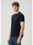 Lacivert Logo Baskılı T-Shirt 1