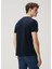 Lacivert Logo Baskılı T-Shirt 4