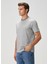 Boxy Fit Lacivert Çizgi Desenli T-Shirt 4