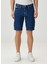 Regular Lacivert Denim Şort 2