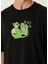 Kebab Baskılı Siyah Kısa Kollu Erkek T-Shirt 3