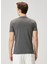 2li Koyu Gri V Yaka Basic T-Shirt 4