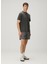 Relaxed Fit Siyah Logo Baskılı T-Shirt 2