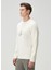 Krem Kamuflaj Kaz Nakışlı Sweatshirt 4