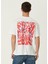 Peace Beyaz Oversized Kısa Kollu Erkek T-Shirt 3