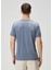 Regular Fit Mavi Basic T-Shirt 4