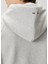 Açık Gri Kapüşonlu Logo Detaylı Sweatshirt 6