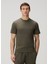 Yeşil Logo Detaylı T-Shirt 1