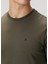 Yeşil Logo Detaylı T-Shirt 5