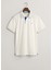 Beyaz Polo Yaka Regular Fit Kısa Kollu Erkek T-Shirt 3