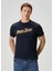 Lacivert Logo Baskılı T-Shirt 1