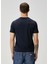 Lacivert Logo Baskılı T-Shirt 4