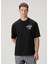 Lazy Sunday Baskılı Siyah T-Shirt 1