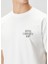 Siyah Beyaz Organik Pamuk T-Shirt 5
