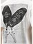 Siyah Beyaz Organik Pamuk T-Shirt 6