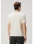 Ekru Çiçek Nakışlı T-Shirt 4