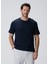 Lacivert Jakarlı T-Shirt 2