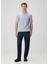 Regular Fit Mavi Logo Patchli T-Shirt 2