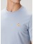 Regular Fit Mavi Logo Patchli T-Shirt 5