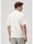 Comfort Fit Kırık Beyaz Polo Yaka T-Shirt 5