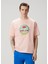 Tennis Açık Pembe Nakışlı T-Shirt 1