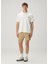 Relaxed Fit Beyaz Logo Baskılı T-Shirt 2