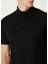 Classic Fit Siyah Polo Yaka T-Shirt 5