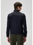 Relaxed Fit Lacivert Yün Ceket 4