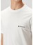 Beyaz Logo Nakışlı T-Shirt 5