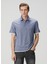 Mavi Polo Yaka Keten T-Shirt 1