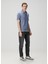 Mavi Polo Yaka Keten T-Shirt 2