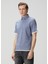 Mavi Polo Yaka Keten T-Shirt 3