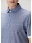 Mavi Polo Yaka Keten T-Shirt 5