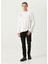 Erase The Hate Beyaz Bisiklet Yaka Erkek Sweatshirt 3
