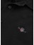 Siyah Polo Yaka Regular Fit Kısa Kollu Erkek T-Shirt 6