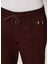 Bordo Beli Kordonlu Pantolon 4