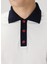 Lacivert Beyaz Polo Yaka T-Shirt 5