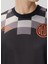 Siyah Logolu Uzun Kollu Organik Pamuk T-Shirt 5