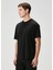 Siyah Logo Detaylı T-Shirt 3