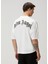 Beyaz Logo Baskılı T-Shirt 4