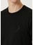 Siyah Logo Nakışlı T-Shirt 5