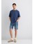 Brian 90LAR Indigo Mavisi Jean Şort 0418487835 1
