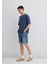 Brian 90LAR Indigo Mavisi Jean Şort 0418487835 2