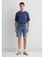 Brian 90LAR Indigo Mavisi Jean Şort 0418487835 5