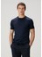 Lacivert Basic T-Shirt 1