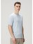 Regular Fit Açık Mavi Basic T-Shirt 3