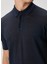 Lacivert Keten Polo Triko 5