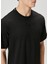 Siyah Logo Nakışlı T-Shirt 5