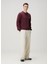 Bordo Logo Detaylı Sweatshirt 2